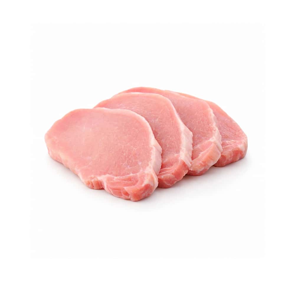 Ruedas de lomo de cerdo sin piel y sin hueso May SM (907 g / 2 lb) - Miniatura 1