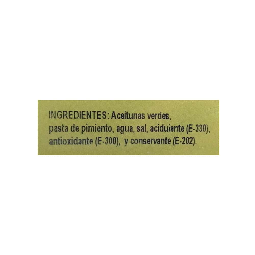 Aceitunas verdes manzanilla rellenas de pasta de pimiento Avenida (4.2 kg / 9.24 lb) - Miniatura 8