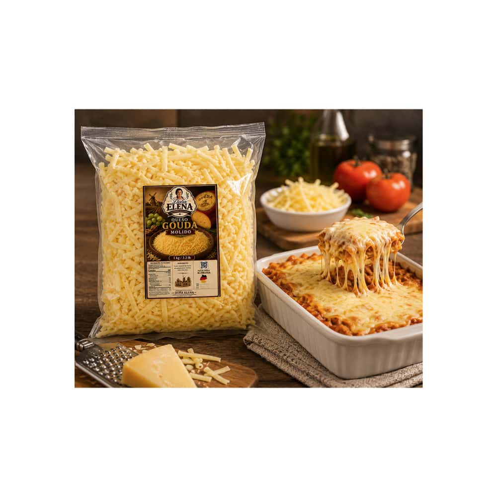 Queso gouda molido Doña Elena (1 kg / 2.2 lb) - Miniatura 3