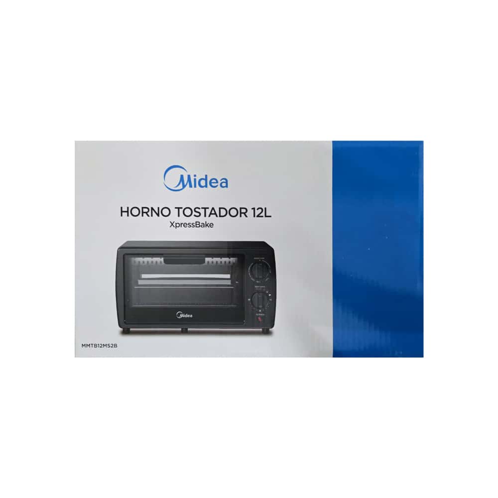 Horno tostador negro 12L XpressBake Midea MMTB12MS2B - Miniatura 4