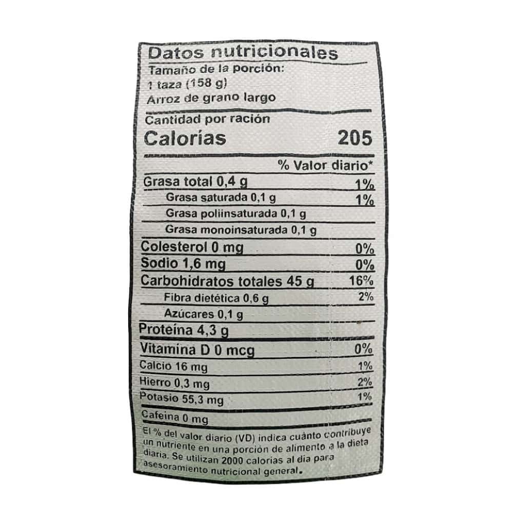 Arroz de grano largo 5% de grano partido Tatine (5 x 25 kg / 55.1 lb) - Miniatura 2