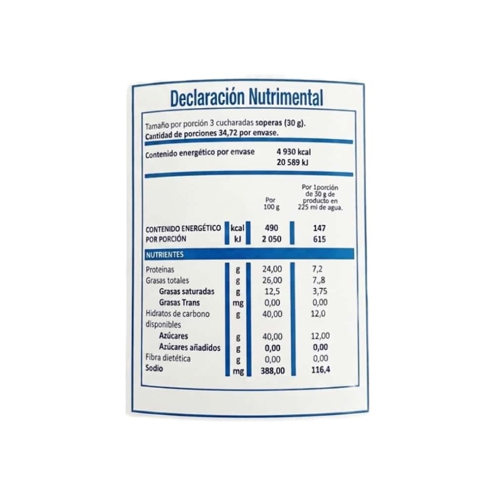Leche entera en polvo Malibú del Caribe (6 x 1 kg / 2.2 lb) - Miniatura 3