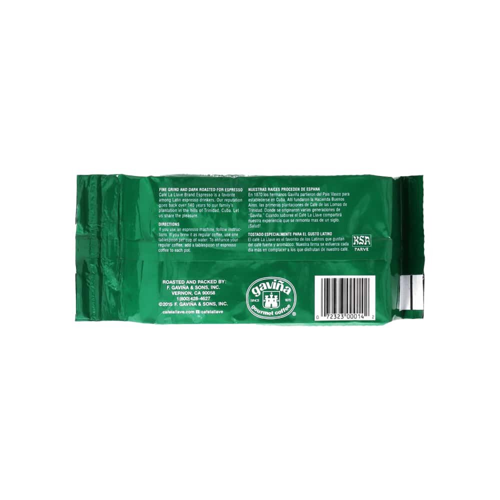 Café espresso La Llave (284 g / 10 oz) - Miniatura 2