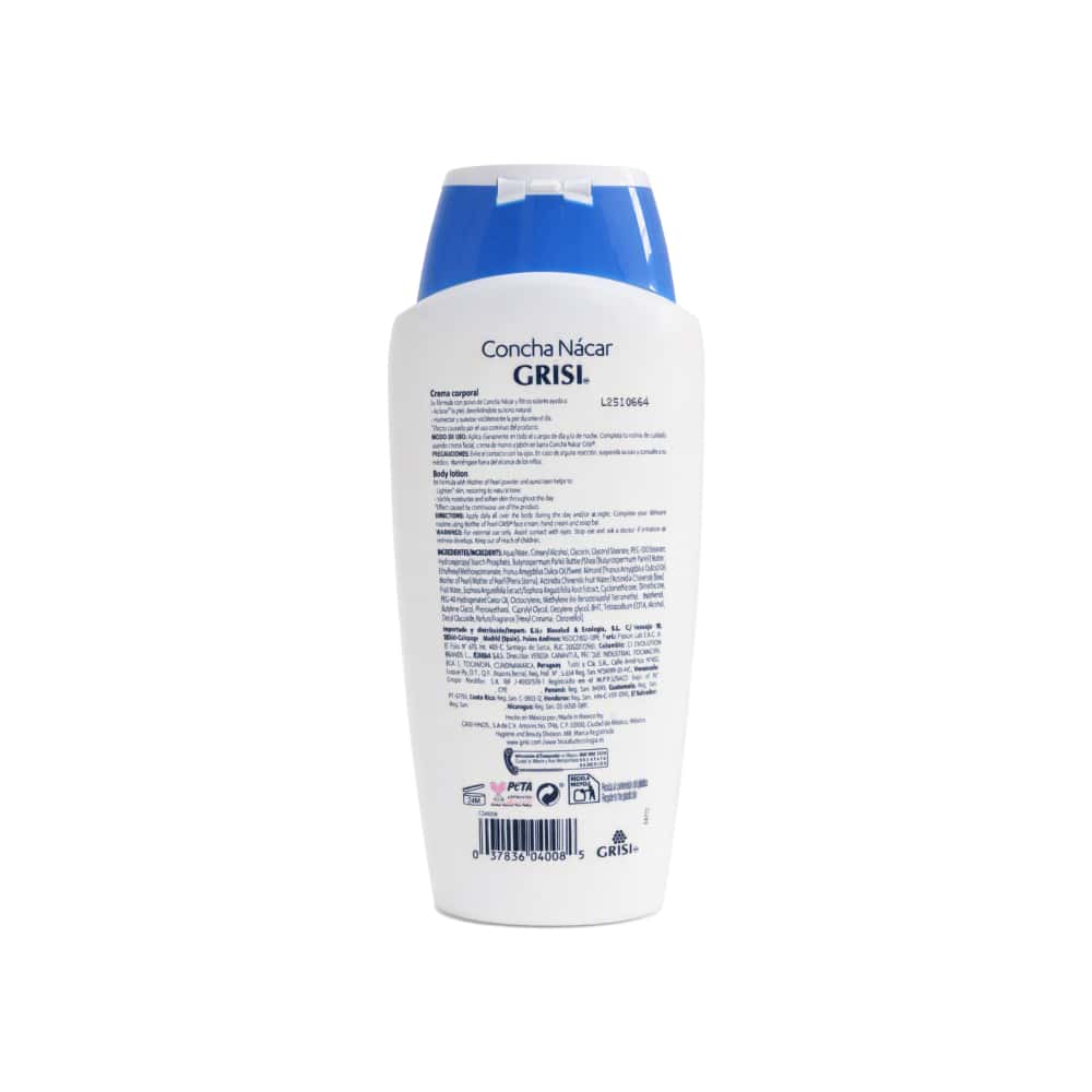 Crema corporal aclarante Concha Nácar Grisi (400 ml) - Miniatura 2