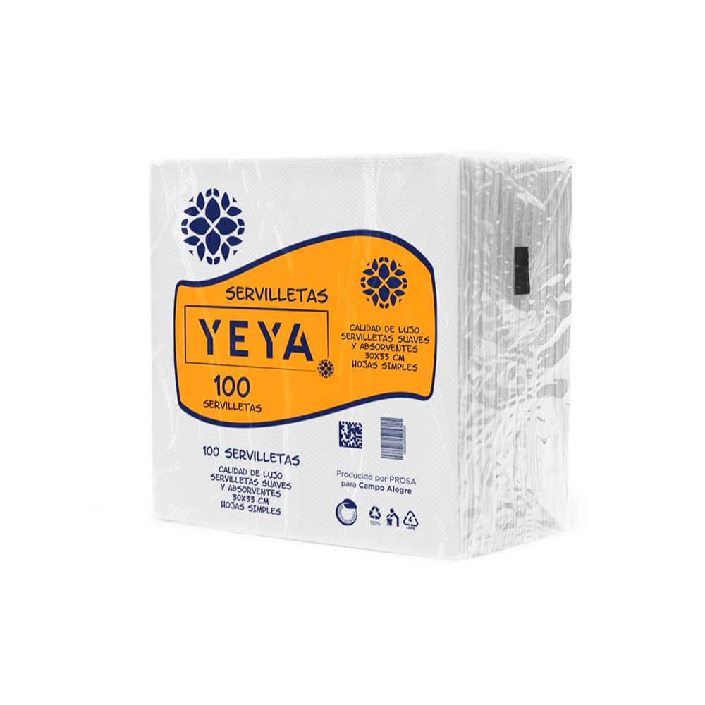 Servilletas YEYA (100 U) - Miniatura 3