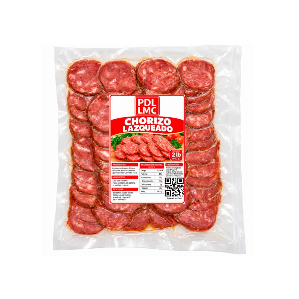 Chorizo lasqueado PDL LMC (907 g / 2lb) - Miniatura 1