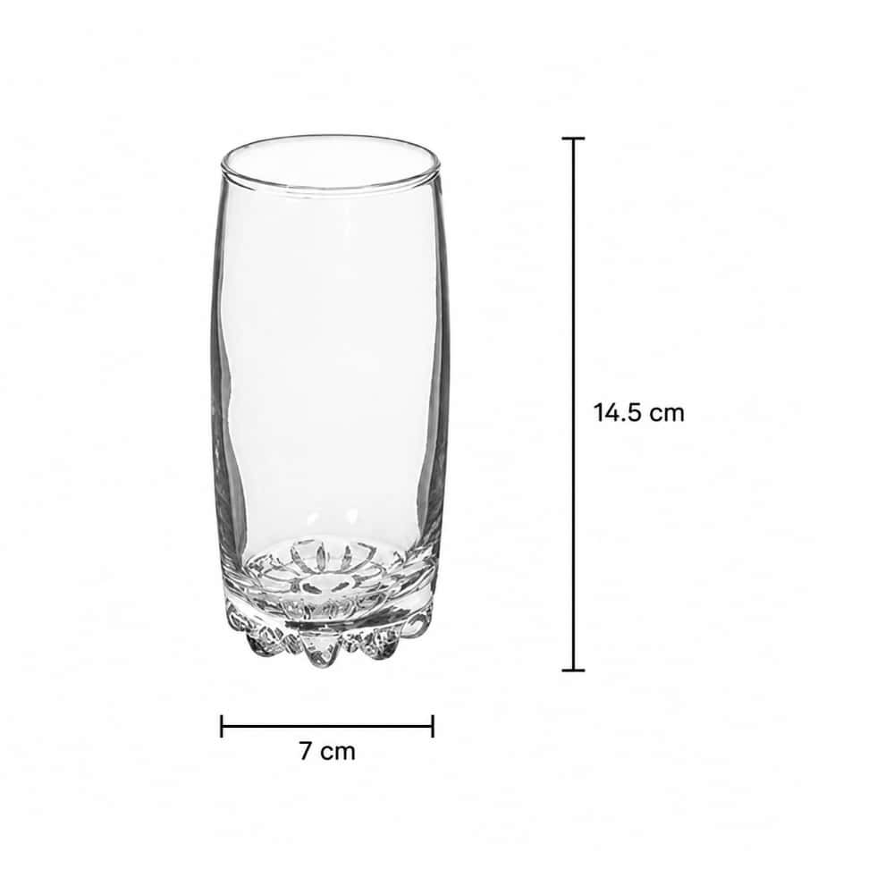 Juego de 6 vasos cristal agua Roma 280 ml Alessandro - Miniatura 2