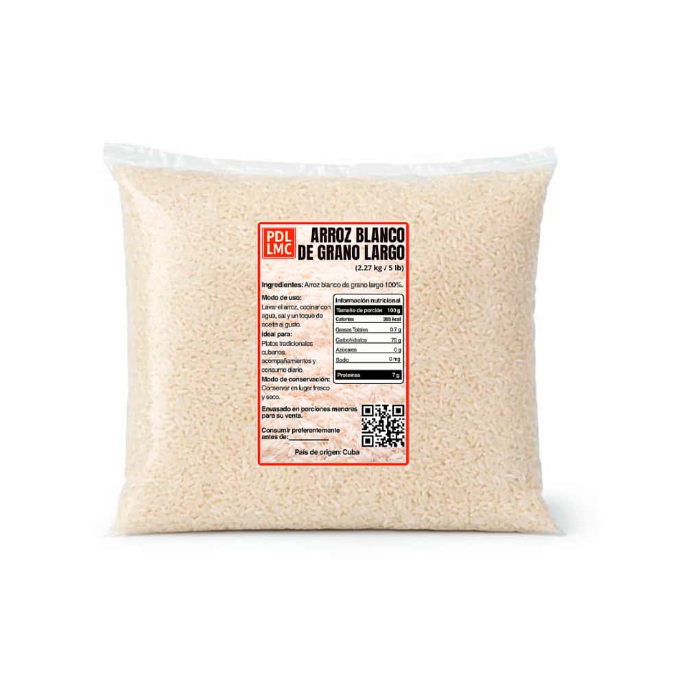 Arroz blanco de grano largo Energy (2.27 kg / 5 lb) - Miniatura 1