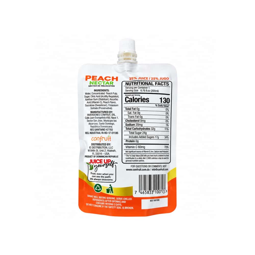 Néctar de melocotón Gayeyitas (200 ml / 6.76 fl oz) - Miniatura 2