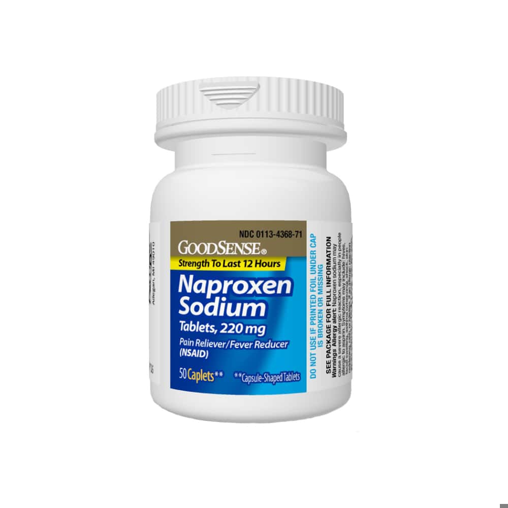 Naproxeno sódico 220 mg GoodSense (50 cápsulas) - Miniatura 4