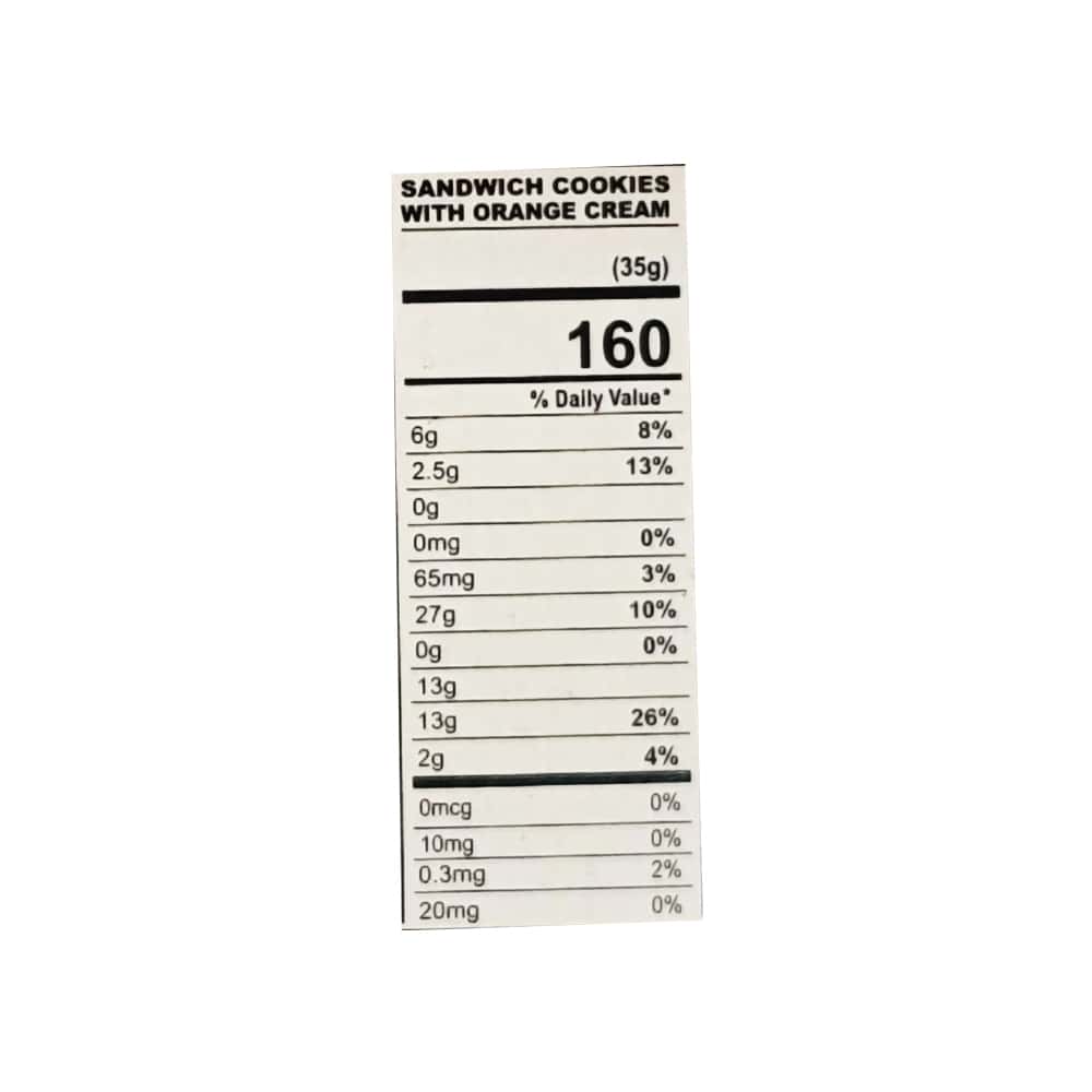 Galletas sándwich de vainilla rellenas de crema sabor a naranja Delizola (35 g / 1.23 oz) - Miniatura 4