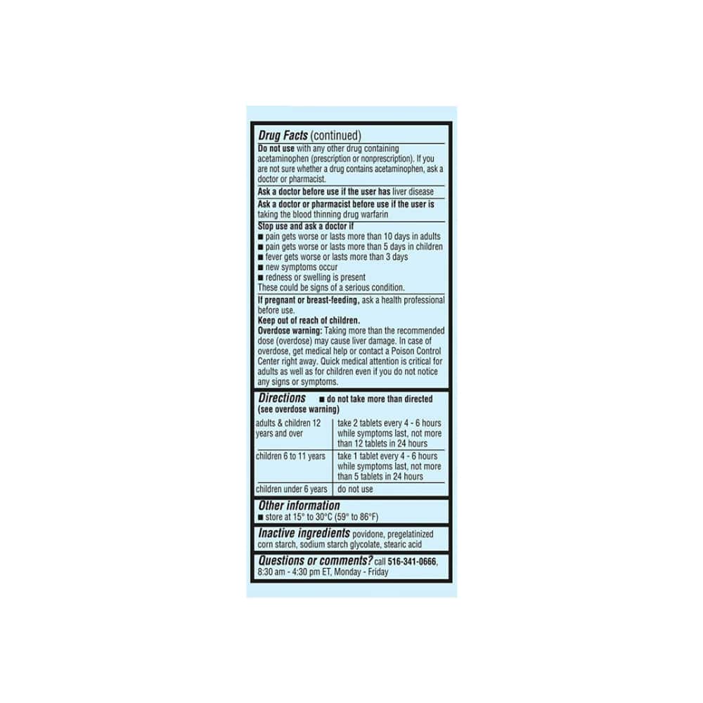 Acetaminofén 325 mg Reliable-1 (100 tabletas) - Miniatura 5