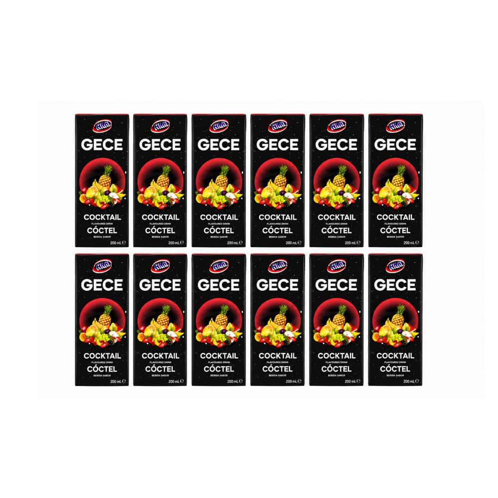 Bebida sabor cóctel Gece (12 x 200 ml) - Miniatura 1