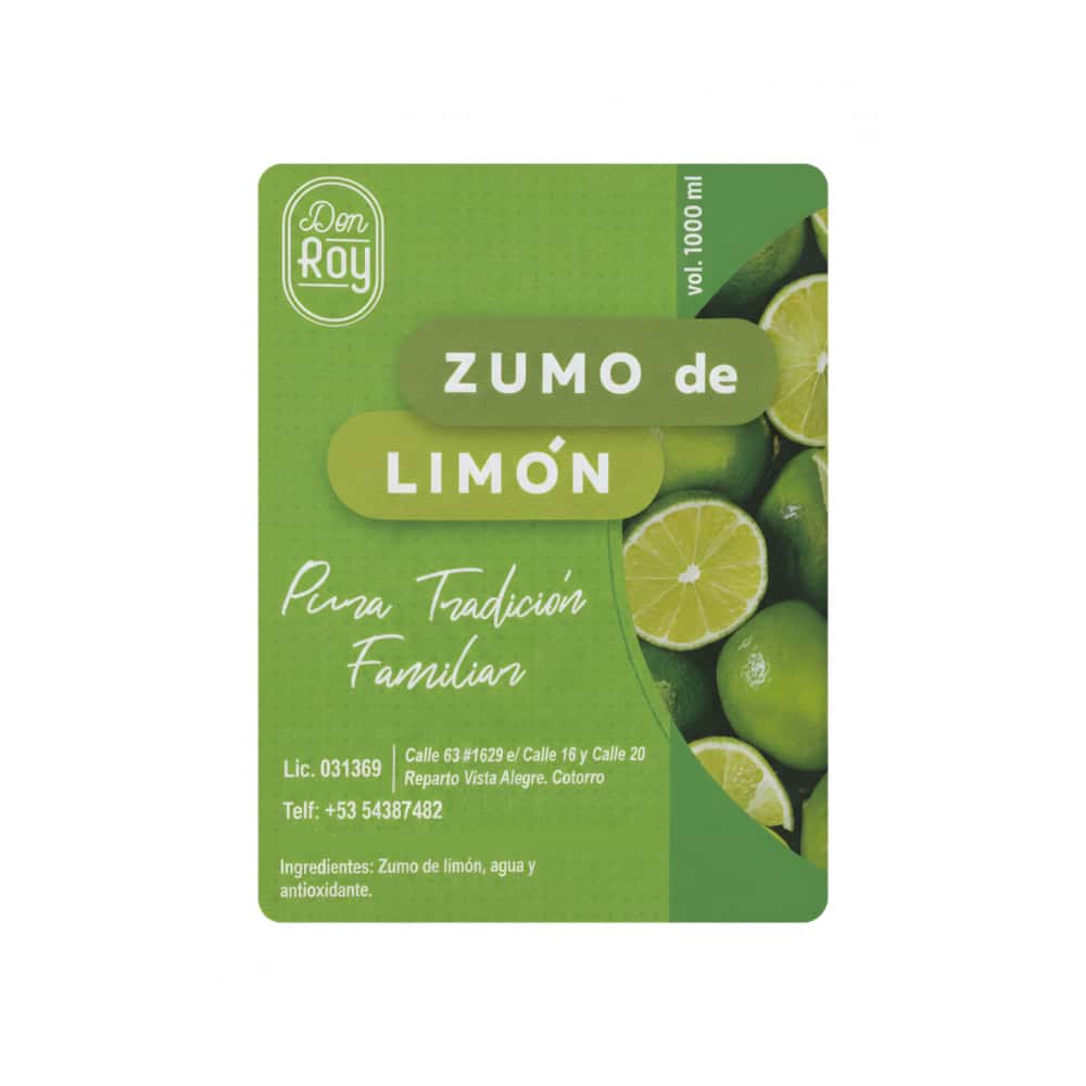 Zumo de limón Don Roy (1 L) - Miniatura 4