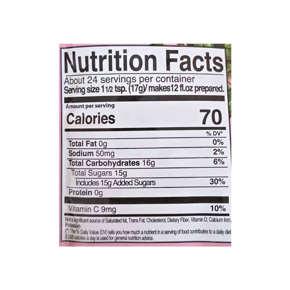 Bebida instantánea sabor limonada rosa Zuko (400 g / 14.1 oz) - Miniatura 4