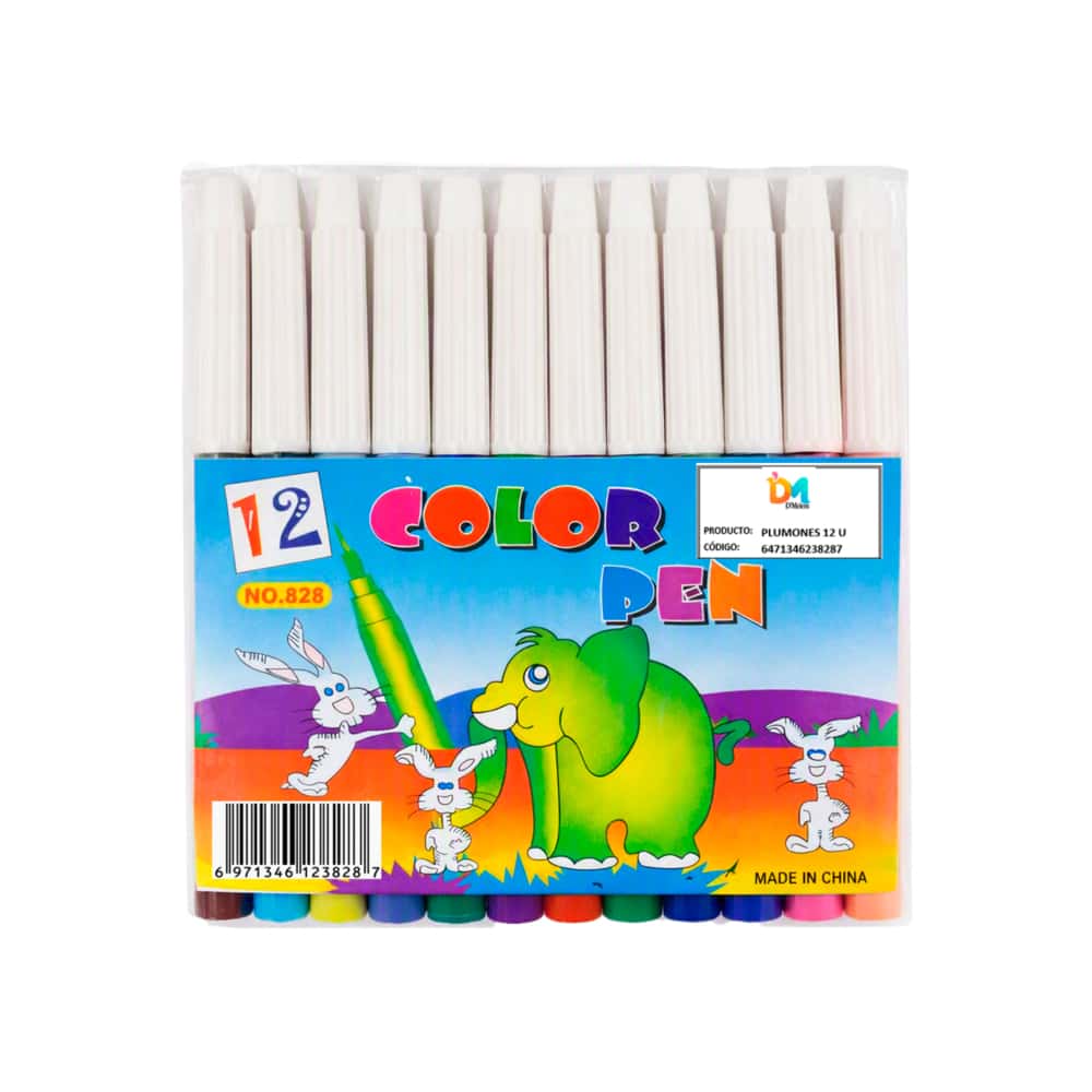 Juego de 12 plumones D'melem - Miniatura 3