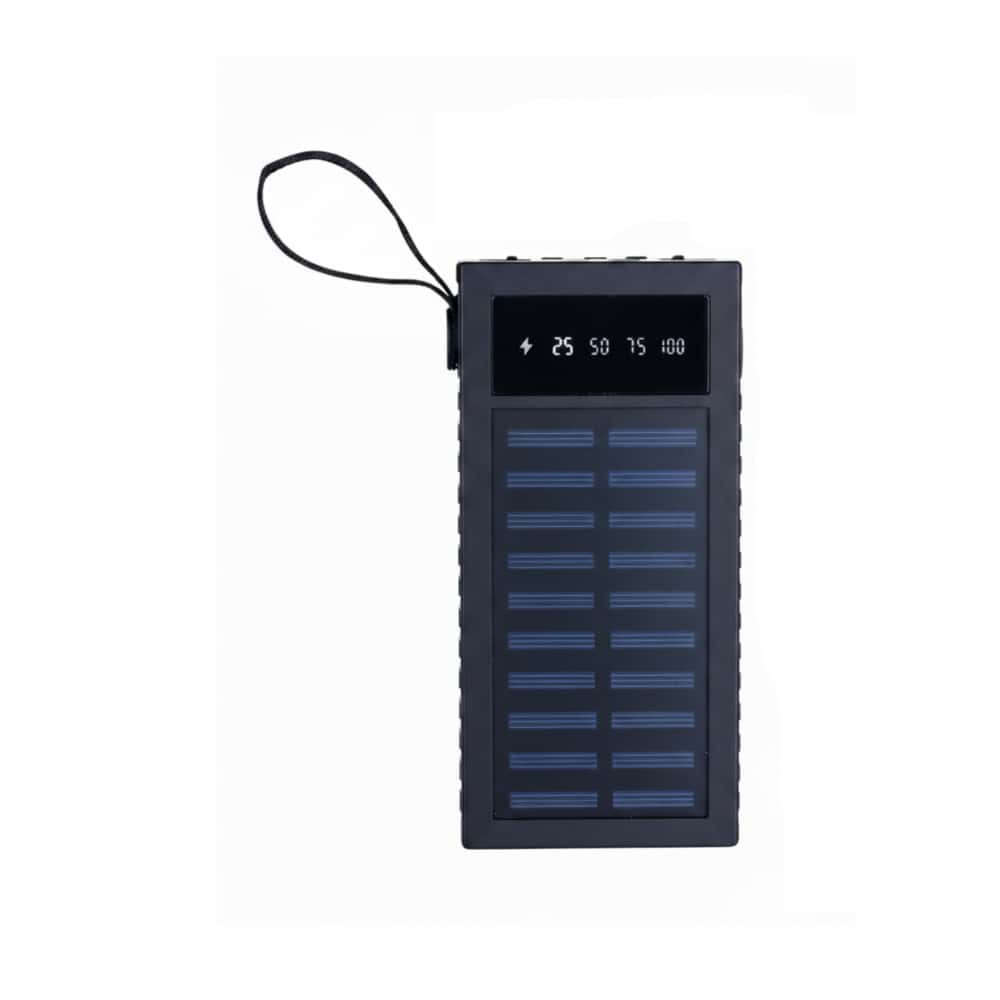 Cargador portátil con linterna LED y panel solar de 10000 mAh Linkmax - Miniatura 1