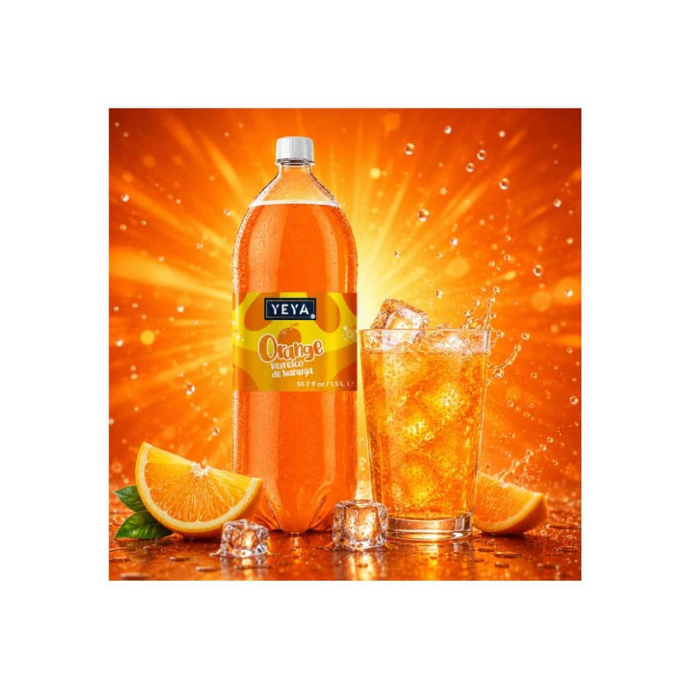 Refresco gaseado de naranja YEYA (3 x 1.5 L / 50.7 fl oz) - Miniatura 4