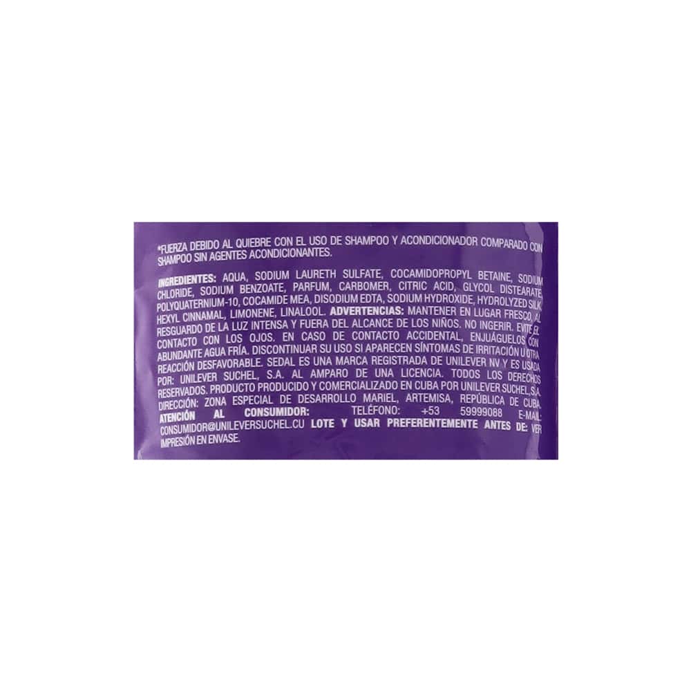 Champú liso perfecto Sedal (300 ml / 10.6 fl.oz) - Miniatura 3