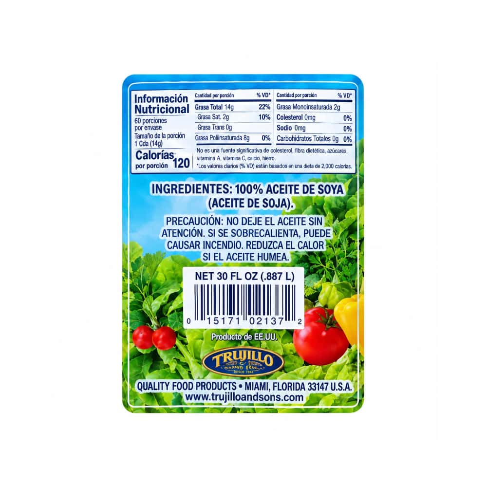 Aceite vegetal Alberto (887 ml) - Miniatura 3