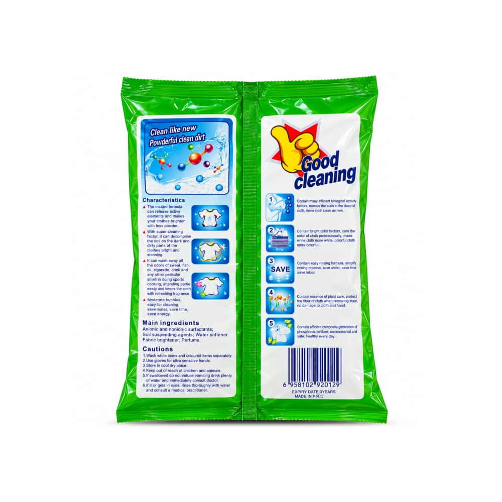 Detergente en polvo de limón Good Cleaning (500 g / 1.1 lb) - Miniatura 2