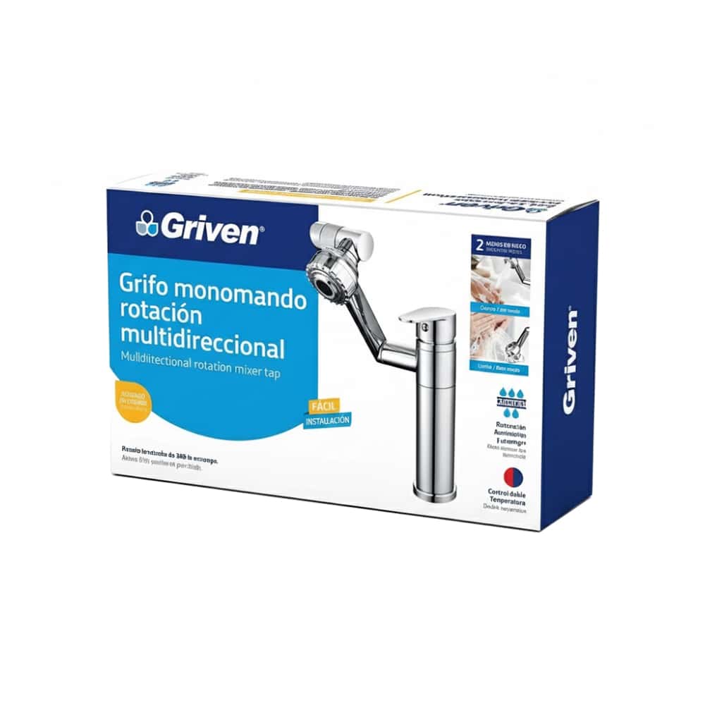 Grifo monomando mezclador con rotación multidireccional Griven - Miniatura 2