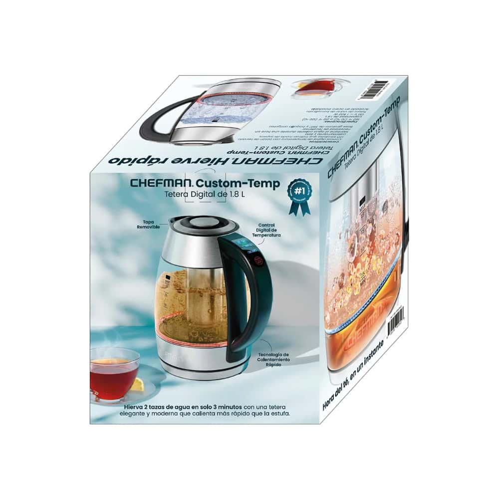 Tetera digital de 1.8 L Chefman RJ11-18-CTI-V2-CO - Miniatura 2