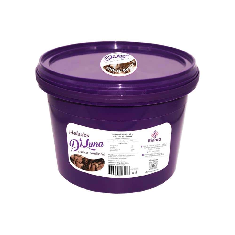Helado sabor choco avellana DiLuna (2.25 L) - Miniatura 1