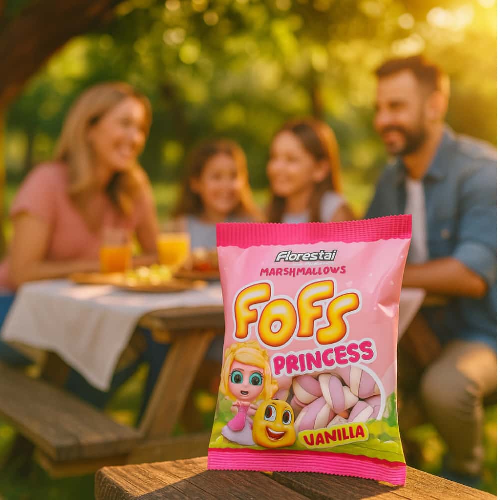 Malvavisco sabor vainilla fofs princess Florestal (220 g / 7.76 oz) - Miniatura 5