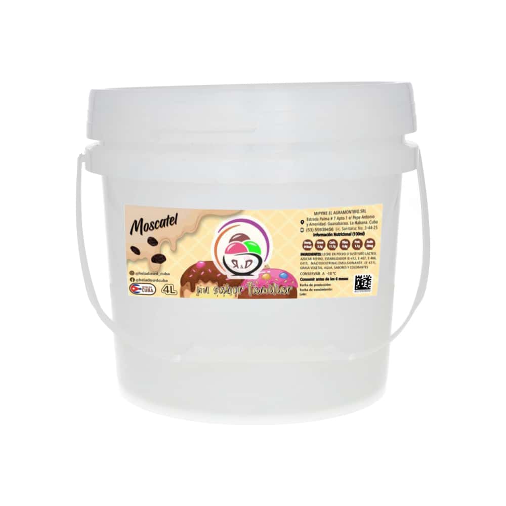 Helado sabor moscatel R&D (4 L) - Miniatura 1
