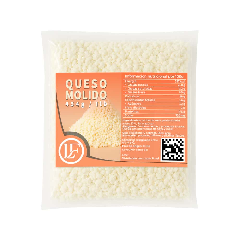 Queso blanco molido LF (454 g / 1 lb) - Miniatura 1