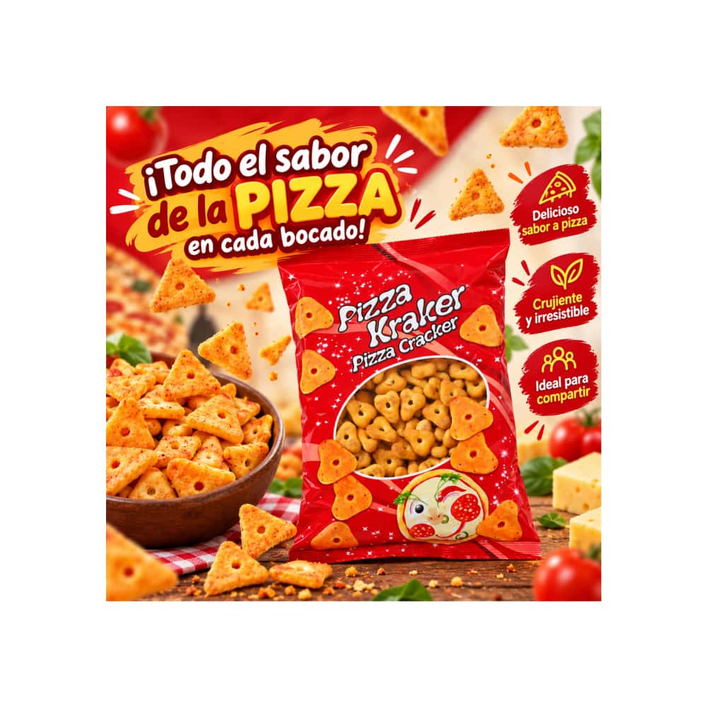 Galletas saladas tipo cracker sabor pizza ANI (120 g / 4.23 oz) - Miniatura 4