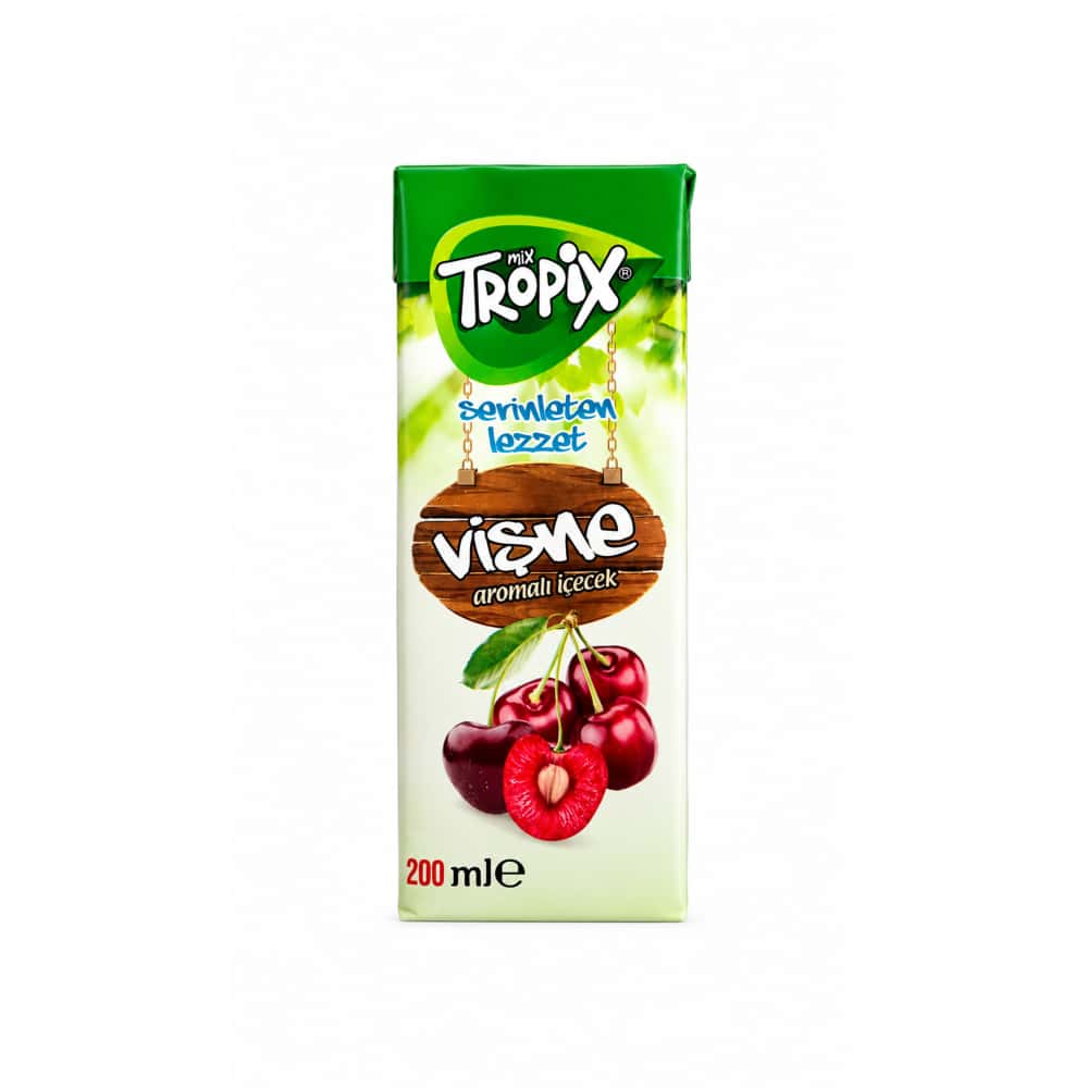 Bebida sabor cereza Tropix (200 ml) - Miniatura 1