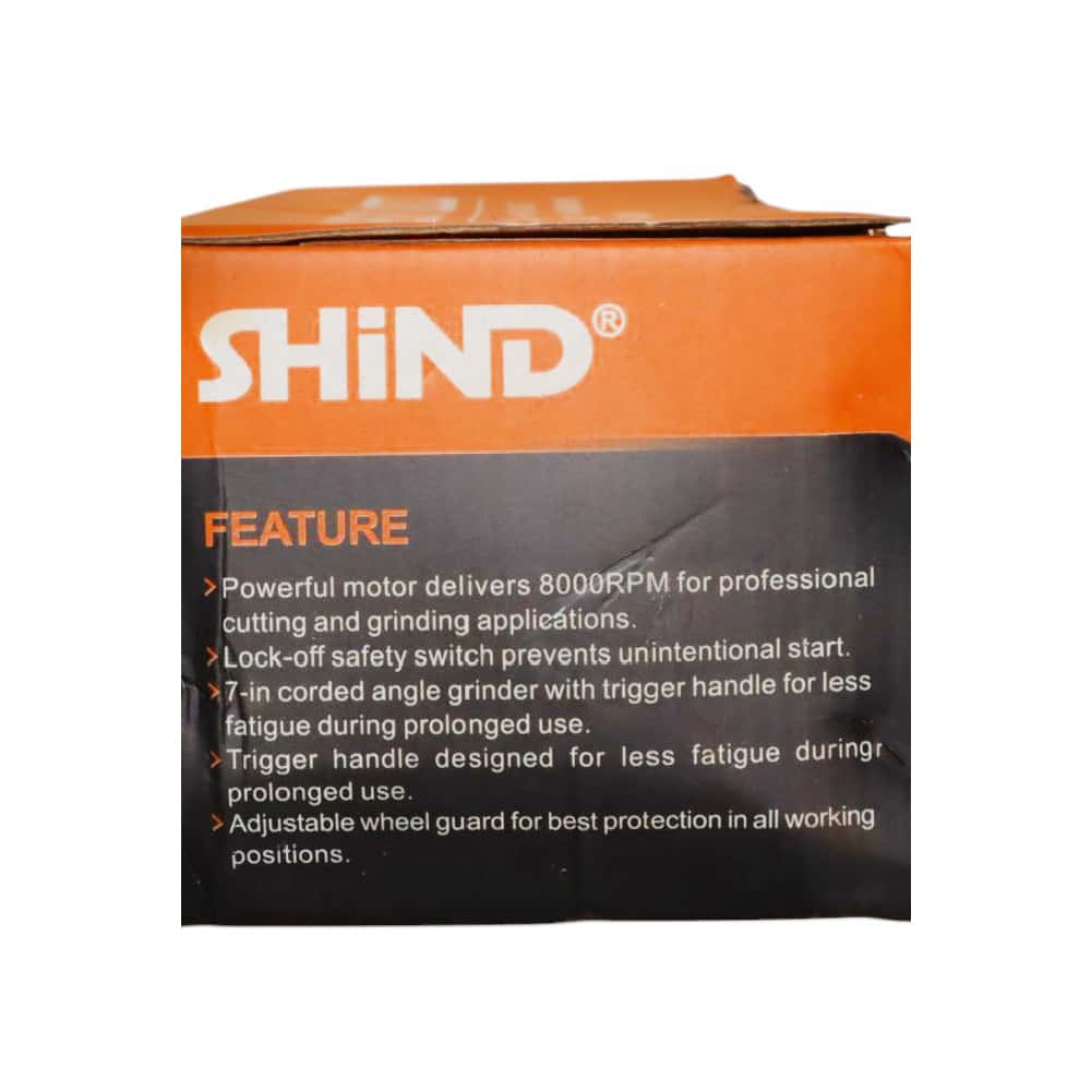Amoladora angular de 1600 W Shind SD 37649 - Miniatura 4
