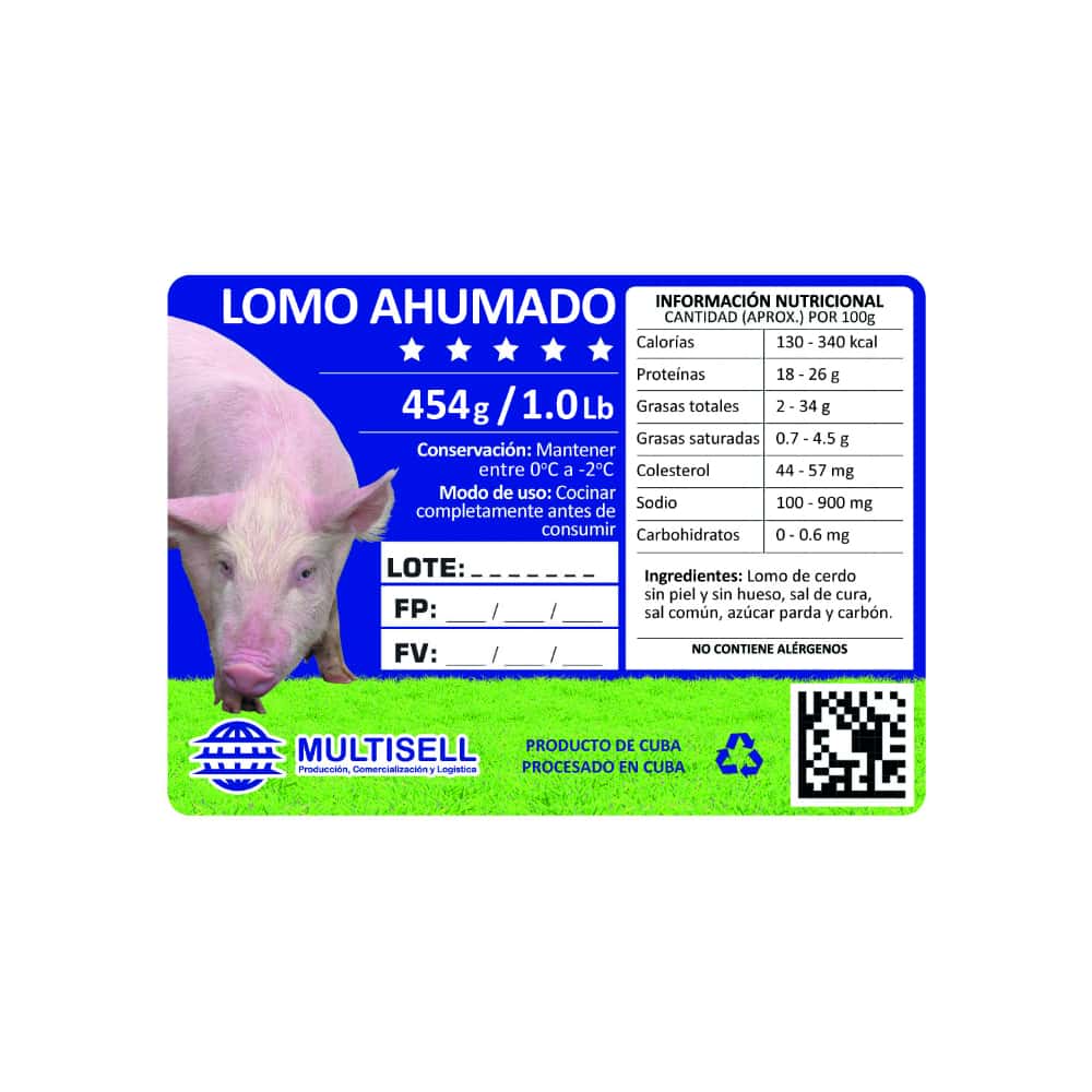 Lomo de cerdo ahumado Multisell (454 g / 1.0 lb) - Miniatura 3