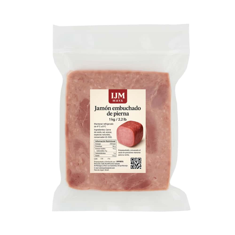 Jamón embuchado de pierna IJM Maya (1 kg / 2.2 lb) - Miniatura 3