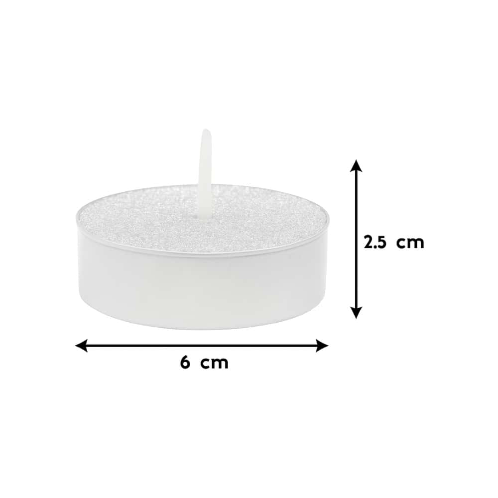 Velas de navidad color plata con purpurina, Casa y Menaje (4 U) - Miniatura 6