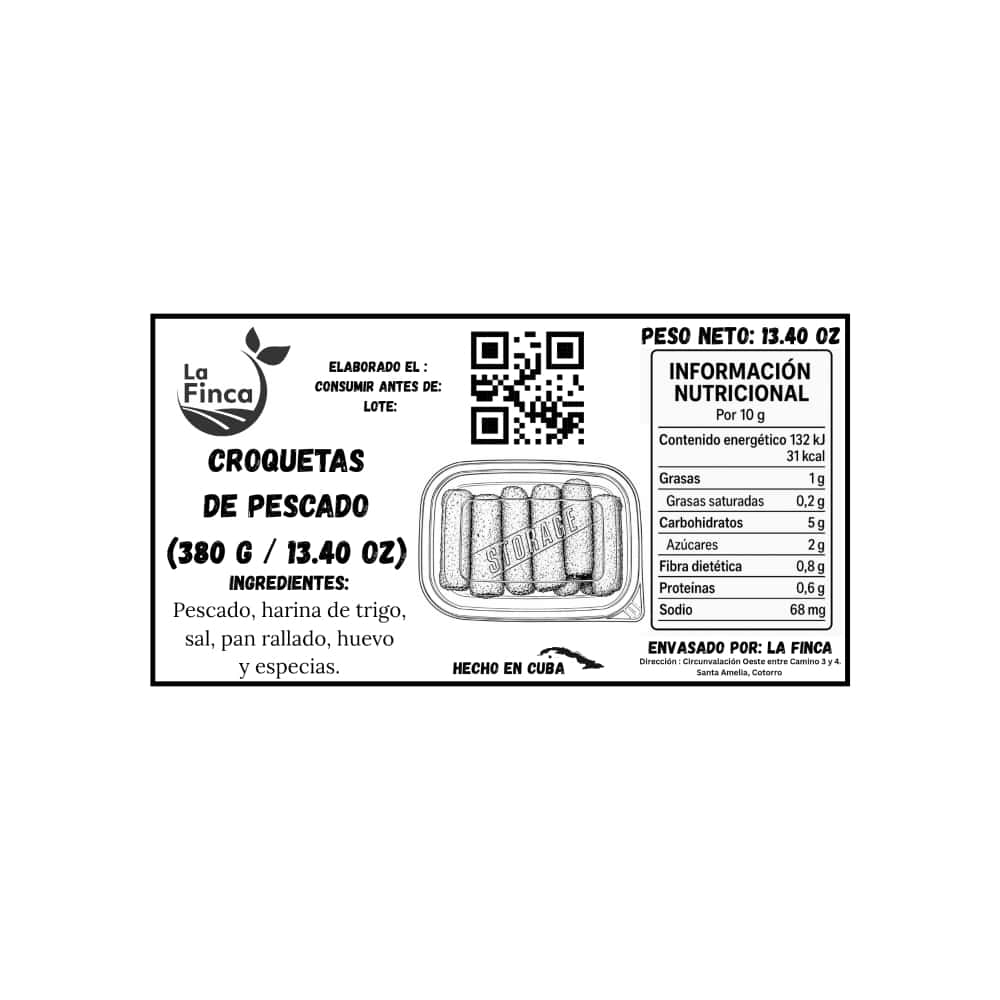 Croquetas de pescado La Finca (380 g / 13.40 oz) - Miniatura 4