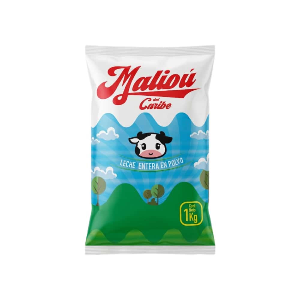 Leche entera en polvo Malibú del Caribe (1 kg / 2.2 lb) - Miniatura 2