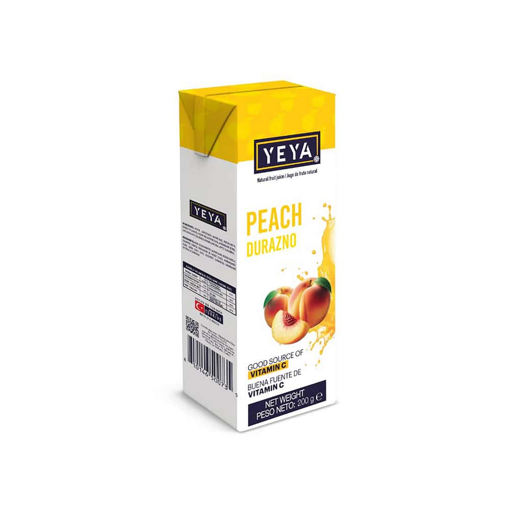 Bebida saborizada sabor durazno YEYA (200 ml) - Miniatura 2