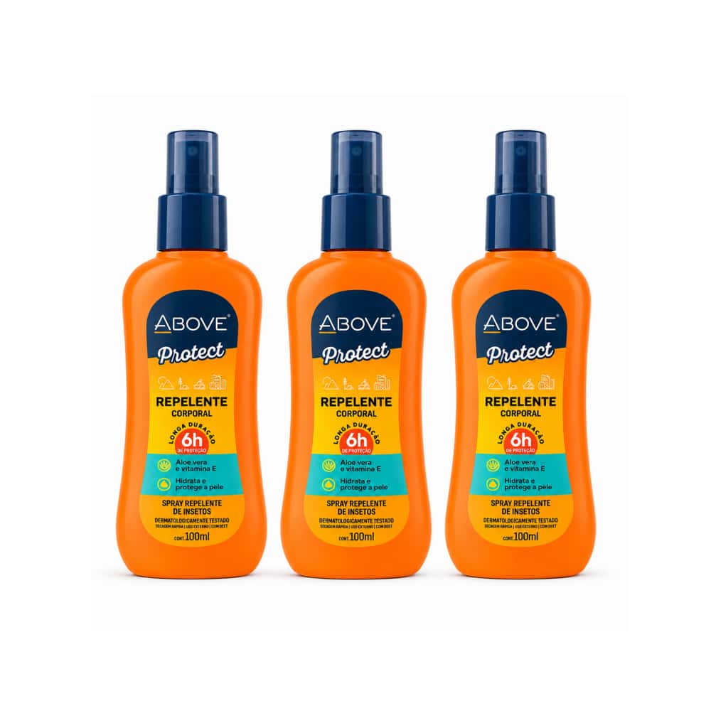 Repelente aerosol Above Protect (3 x 100 ml) - Miniatura 1