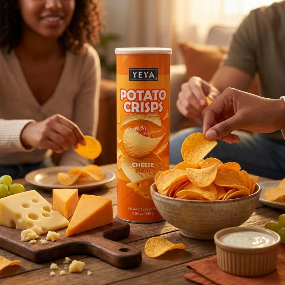 Papas fritas crujientes sabor a queso YEYA (160 g / 5.64 oz) - Miniatura 5