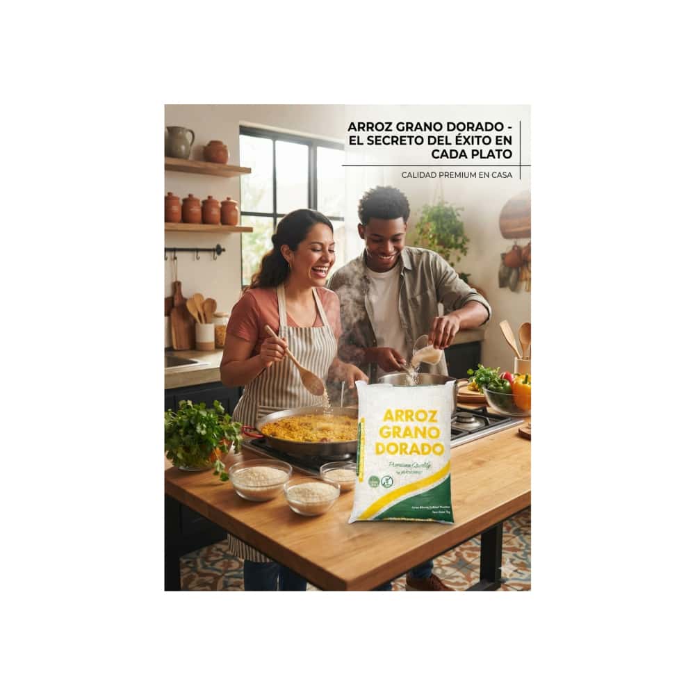 Arroz grano dorado Premium Quality (1 kg / 2.2 lb) - Miniatura 4