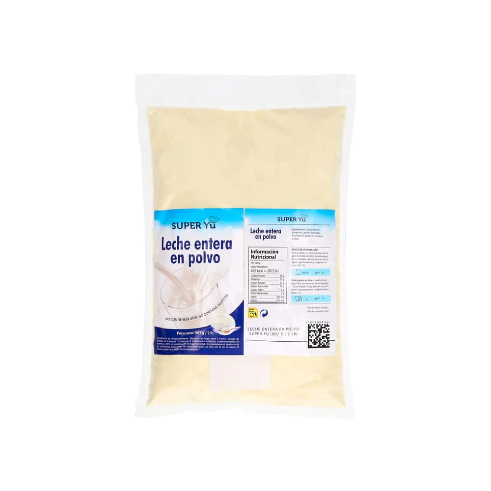Leche entera en polvo Super Yu (907 g / 2 lb) - Miniatura 1