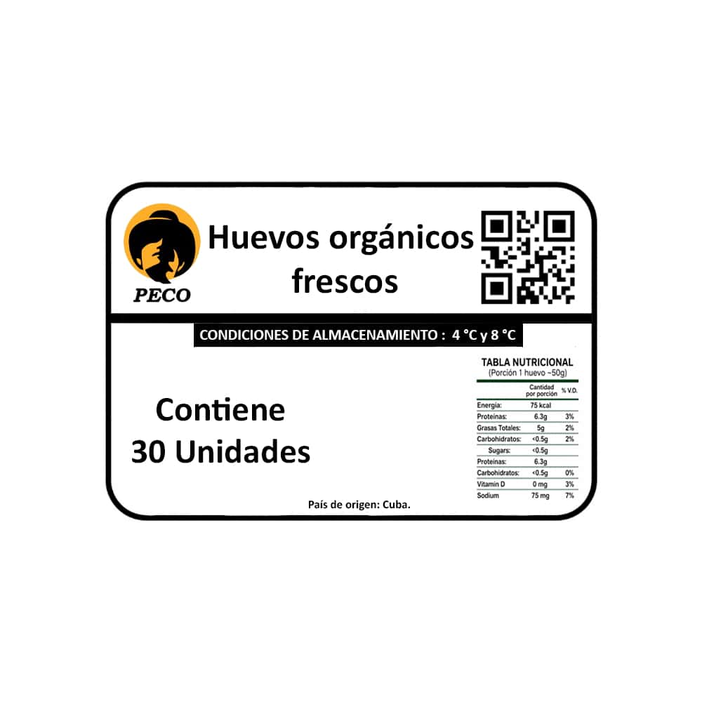 Huevos orgánicos frescos Peco (30 U) - Miniatura 3