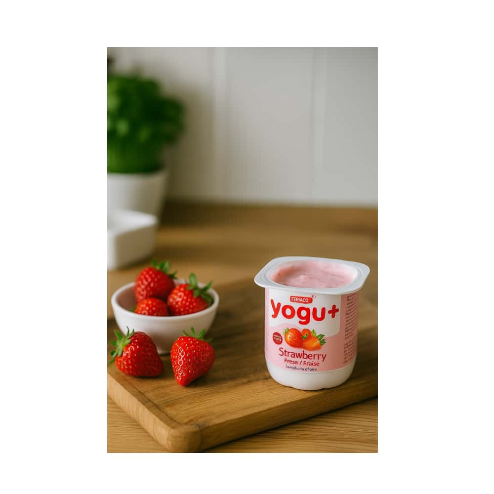Yogur pasteurizado sabor a fresa (24 x 125 g) - Miniatura 5