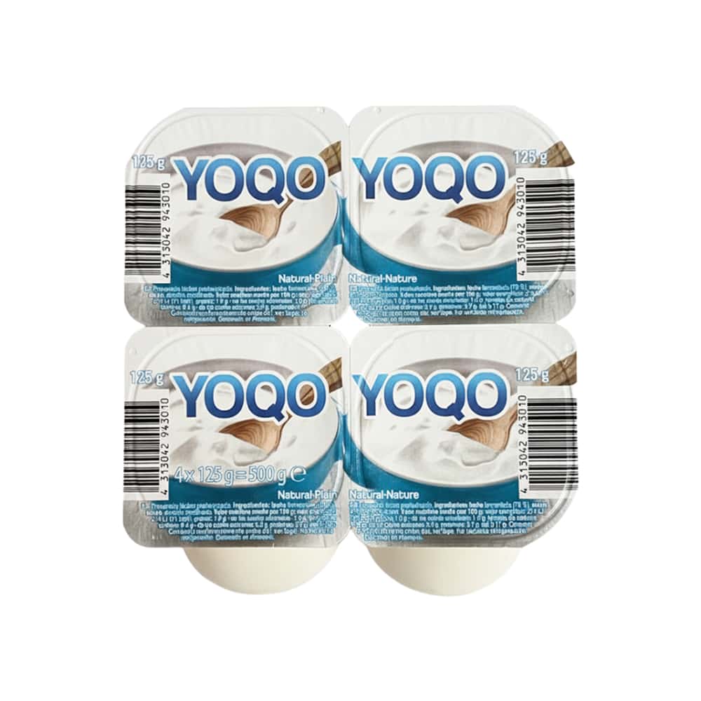 Yogurt sabor natural Yoqo (4 x 125 g / 4.41 oz) - Miniatura 2