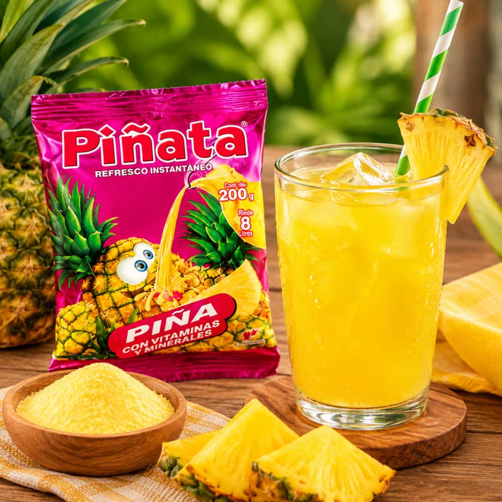 Refresco instantáneo sabor piña Piñata (2 x 200 g / 7.05 oz) - Miniatura 4