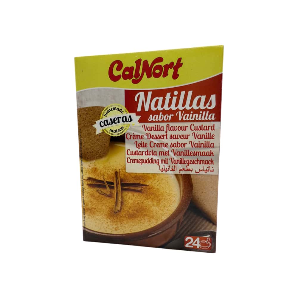 Natilla casera sabor vainilla Calnort (120 g / 4.23 oz) - Miniatura 1