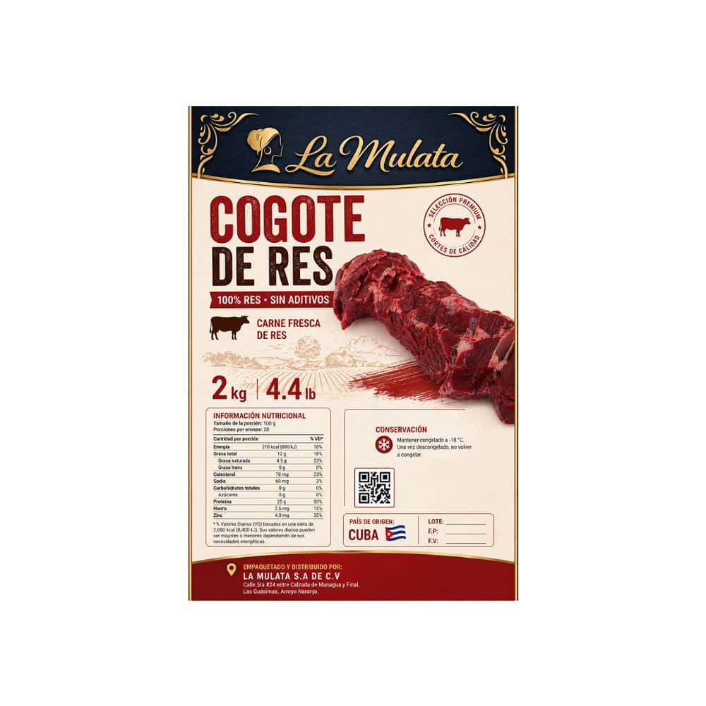 Cogote de res La Mulata (2 kg / 4.4 lb) - Miniatura 2